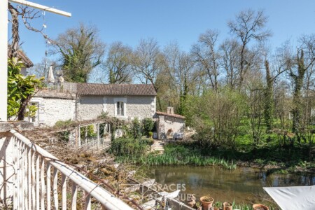 Moulin de Larcy photographié par Jean-Luc Renouil, photographe et pilote de drone en Dordogne.