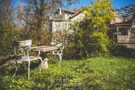 Moulin de Larcy photographié par Jean-Luc Renouil, photographe et pilote de drone en Dordogne.