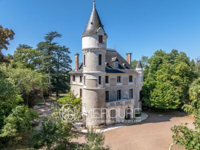 Château Puymoger à Nontron photographié par Jean-Luc Renouil, photographe immobilier et pilote de drone en Dordogne