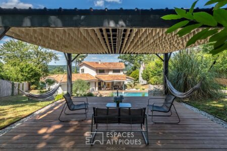 Villa photographiée par Jean-Luc Renouil, photographe immobilier et pilote de drone en Dordogne