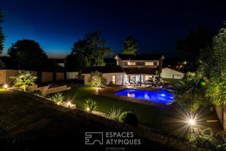 Villa photographiée par Jean-Luc Renouil, photographe immobilier et pilote de drone en Dordogne