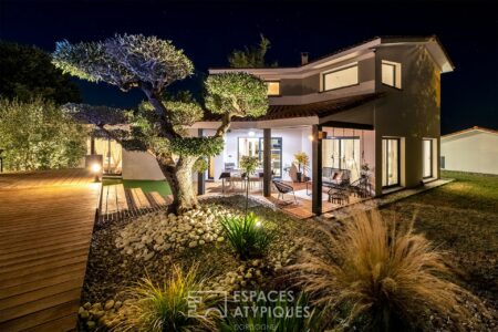 Villa photographiée par Jean-Luc Renouil, photographe immobilier et pilote de drone en Dordogne