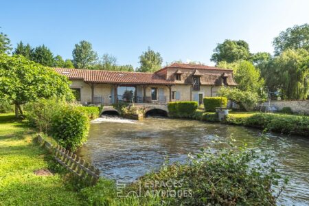 Moulin de Nanteuil photographié par Jean-Luc Renouil, photographe immobilier et pilote de drone en Dordogne