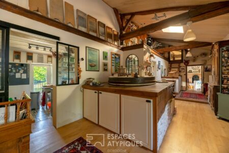 Moulin de Nanteuil photographié par Jean-Luc Renouil, photographe immobilier et pilote de drone en Dordogne