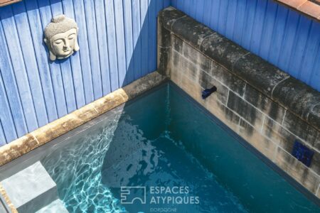 Maison de ville sur Bergerac photographiée par Jean-Luc Renouil, photographe et pilote de drone en Dordogne.