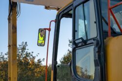 Reportage sur le chantier de réfection des talus de la D709 par NGE - ABTP BIARD - Reportage photographique de Jean-Luc Renouil photographe et pilote de drone en Dordogne.