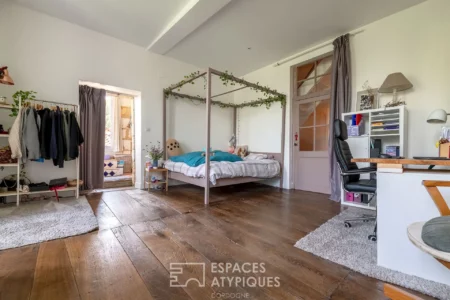Maison de ville de caractère à Mussidan photographiée par Jean-Luc Renouil photographe immobilier et pilote de drone en Dordogne.
