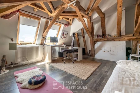Maison de ville de caractère à Mussidan photographiée par Jean-Luc Renouil photographe immobilier et pilote de drone en Dordogne.