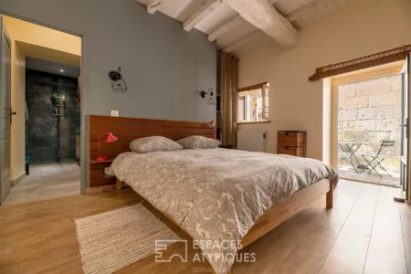 Maison de ville de caractère à Mussidan photographiée par Jean-Luc Renouil photographe immobilier et pilote de drone en Dordogne.