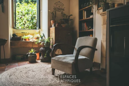 Maison de ville de caractère à Mussidan photographiée par Jean-Luc Renouil photographe immobilier et pilote de drone en Dordogne.