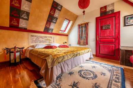 Immobilier Castelnaud 25 Maison en pierres à Castelnaud la Chapelle photographiée par Jean-Luc Renouil photographe immobilier professionnel et pilote de drone en Dordogne.