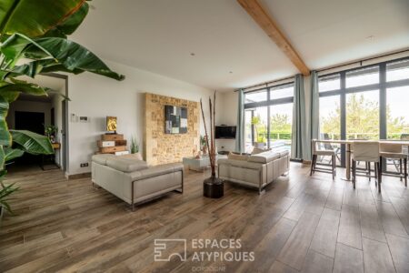 Maison en bois à Bergerac photographiée par Jean-Luc Renouil, photographe et pilote de drone en Dordogne