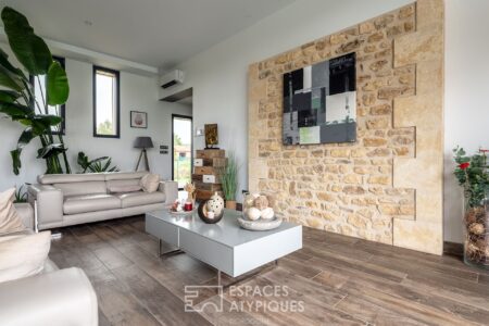 Maison en bois à Bergerac photographiée par Jean-Luc Renouil, photographe et pilote de drone en Dordogne