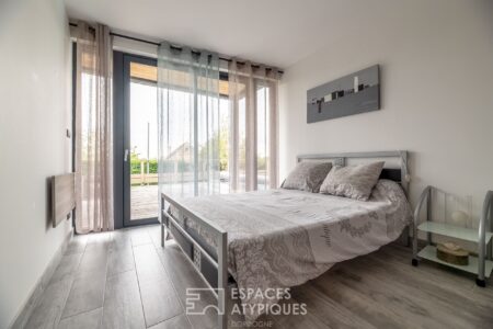 Maison en bois à Bergerac photographiée par Jean-Luc Renouil, photographe et pilote de drone en Dordogne