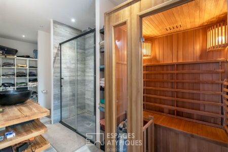 Maison en bois à Bergerac photographiée par Jean-Luc Renouil, photographe et pilote de drone en Dordogne