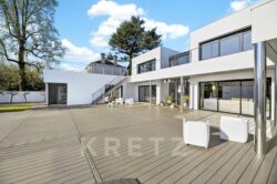 Villa contemporaine à Angoulême photographiée par Jean-Luc Renouil, photographe immobilier et pilote de drone en Dordogne.