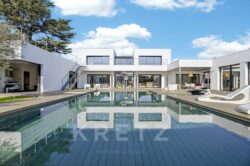 Villa contemporaine à Angoulême photographiée par Jean-Luc Renouil, photographe immobilier et pilote de drone en Dordogne.