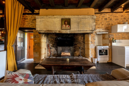Immobilier Vezac 23 Maison de village à Vézac photographiée par Jean-Luc Renouil photographe immobilier et pilote de drone en Dordogne.