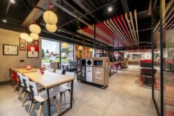 KFC de Marsac sur l'Isle photographié avant son ouverture par Jean-Luc Renouil, photographe et pilote de drone en Dordogne.