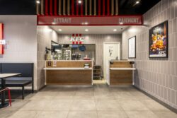 KFC de Marsac sur l'Isle photographié avant son ouverture par Jean-Luc Renouil, photographe et pilote de drone en Dordogne.