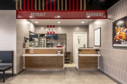 KFC de Marsac sur l'Isle photographié avant son ouverture par Jean-Luc Renouil, photographe et pilote de drone en Dordogne.