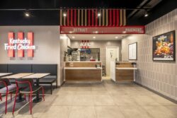 KFC de Marsac sur l'Isle photographié avant son ouverture par Jean-Luc Renouil, photographe et pilote de drone en Dordogne.