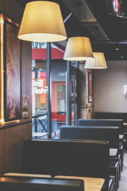 KFC de Marsac sur l'Isle photographié avant son ouverture par Jean-Luc Renouil, photographe et pilote de drone en Dordogne.